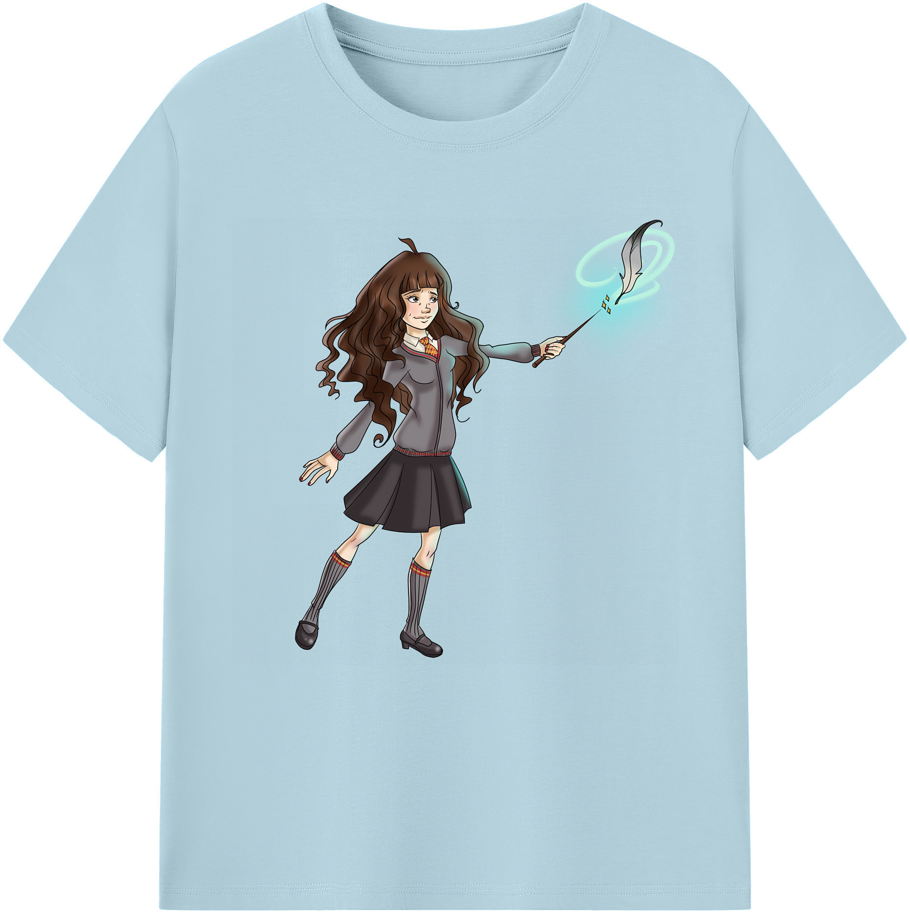 （画像用） Harry Potter ハリー・ポッターシリーズ 綿100％半袖Tシャツ（フロントプリント）